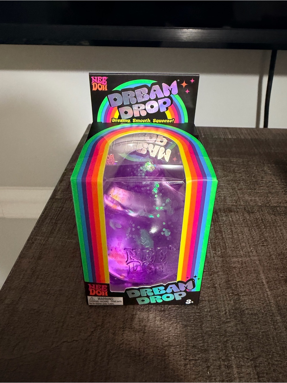 Authentic NeeDoh Dream Drop Purple Squeeze Toy